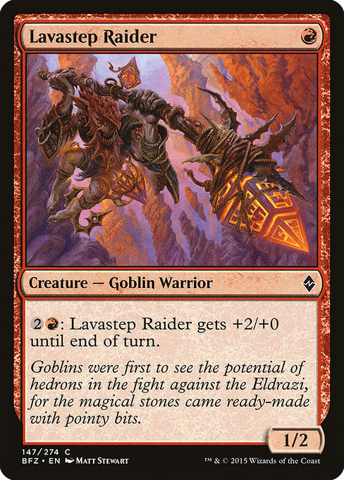 Lavastep Raider [Battle for Zendikar] | Gear Gaming Bentonville