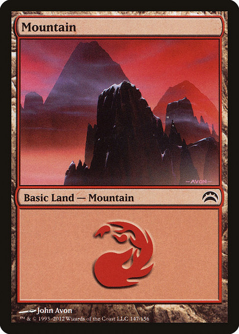 Mountain (147) [Planechase 2012] | Gear Gaming Bentonville