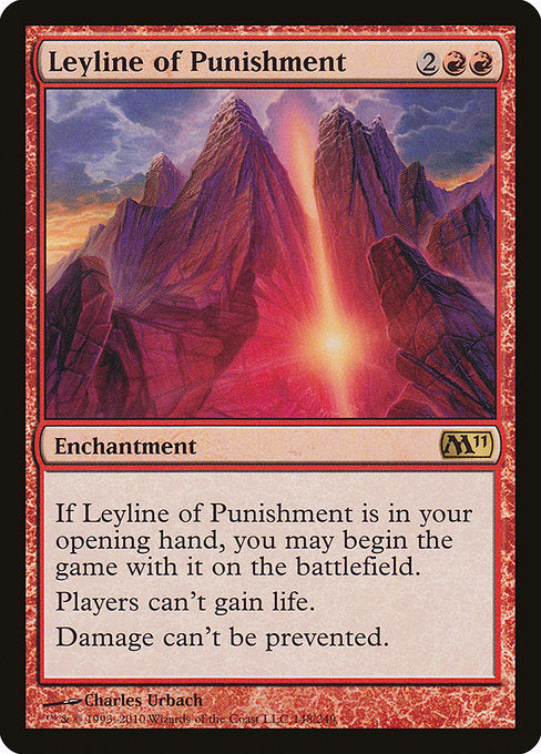 Leyline of Punishment [Magic 2011 (M11)] | Gear Gaming Bentonville