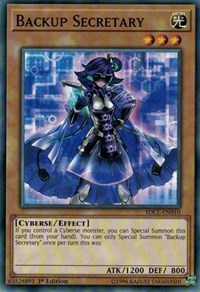 Backup Secretary [Structure Deck: Cyberse Link] [SDCL-EN010] | Gear Gaming Bentonville