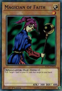 Magician of Faith [Structure Deck: Cyberse Link] [SDCL-EN019] | Gear Gaming Bentonville