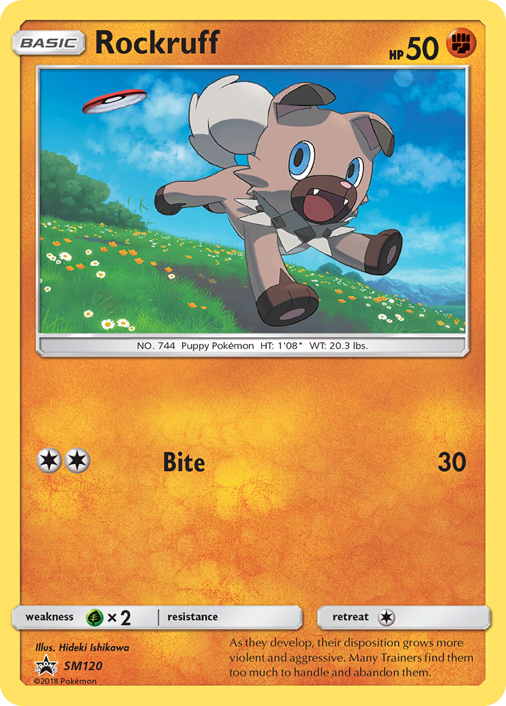 Rockruff (SM120) [Sun & Moon: Black Star Promos] | Gear Gaming Bentonville