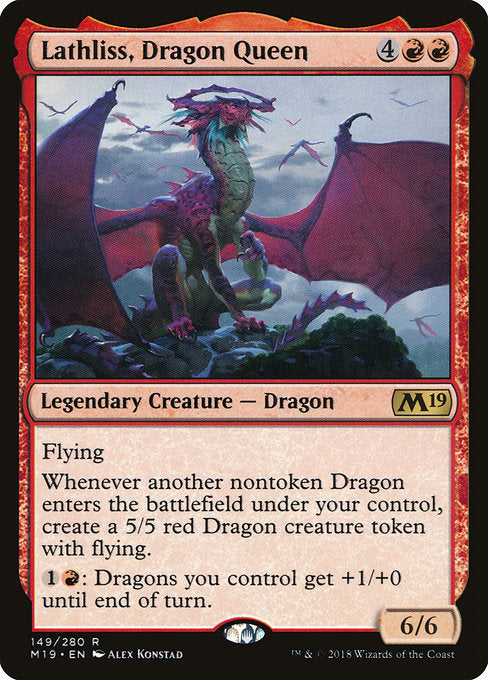 Lathliss, Dragon Queen [Core Set 2019] | Gear Gaming Bentonville