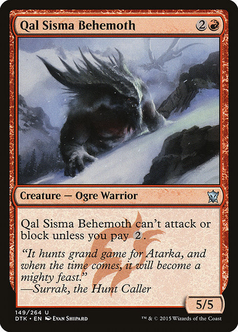 Qal Sisma Behemoth [Dragons of Tarkir] | Gear Gaming Bentonville