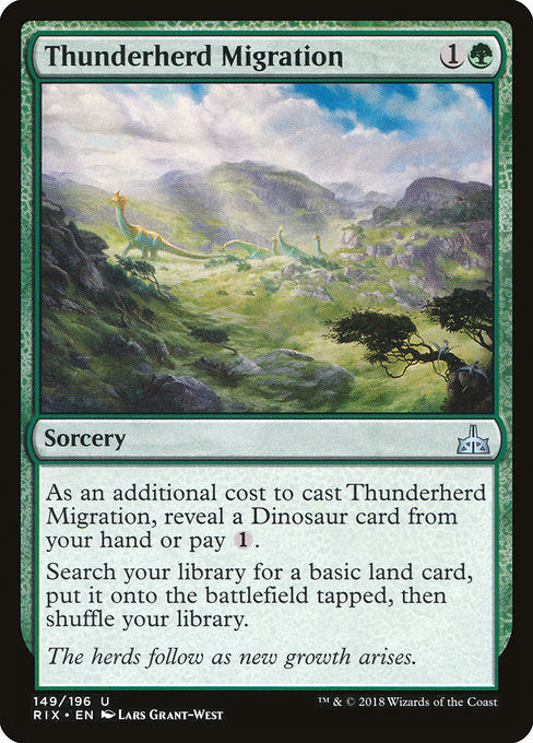 Thunderherd Migration [Rivals of Ixalan] | Gear Gaming Bentonville