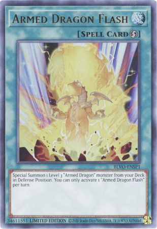 Armed Dragon Flash [BLVO-ENSP1] Ultra Rare | Gear Gaming Bentonville