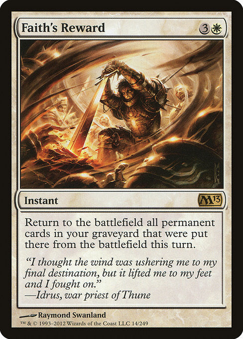 Faith's Reward [Magic 2013 (M13)] | Gear Gaming Bentonville