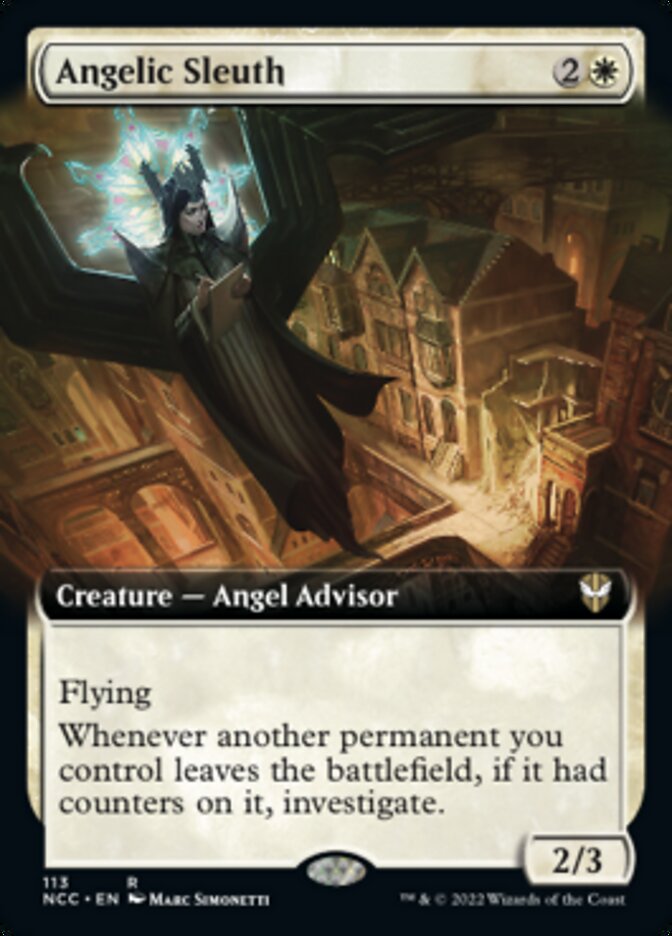 Angelic Sleuth (Extended Art) [Streets of New Capenna Commander] | Gear Gaming Bentonville