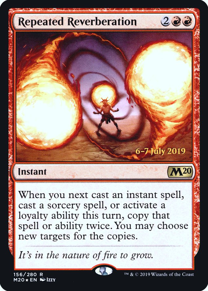 Repeated Reverberation  [Core Set 2020 Prerelease Promos] | Gear Gaming Bentonville