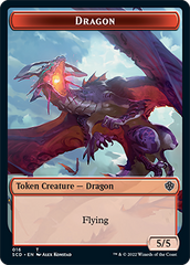 Dragon // Dragon Double-Sided Token [Starter Commander Decks] | Gear Gaming Bentonville