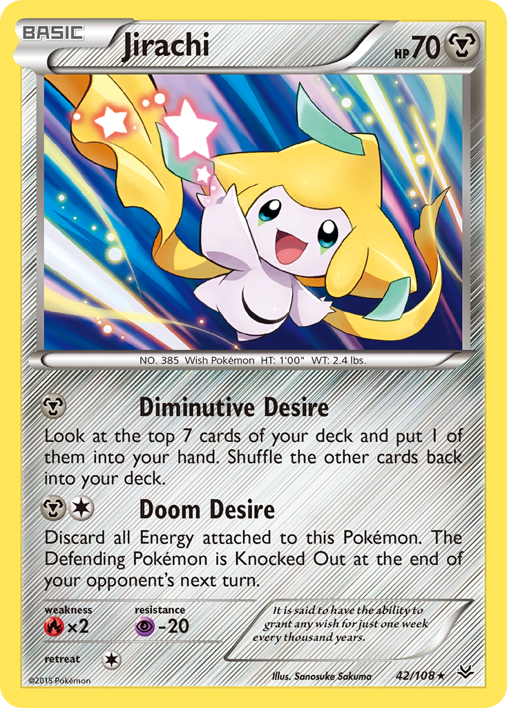 Jirachi (42/108) [XY: Roaring Skies] | Gear Gaming Bentonville