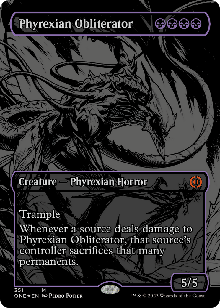 Phyrexian Obliterator (Oil Slick Raised Foil) [Phyrexia: All Will Be One] | Gear Gaming Bentonville