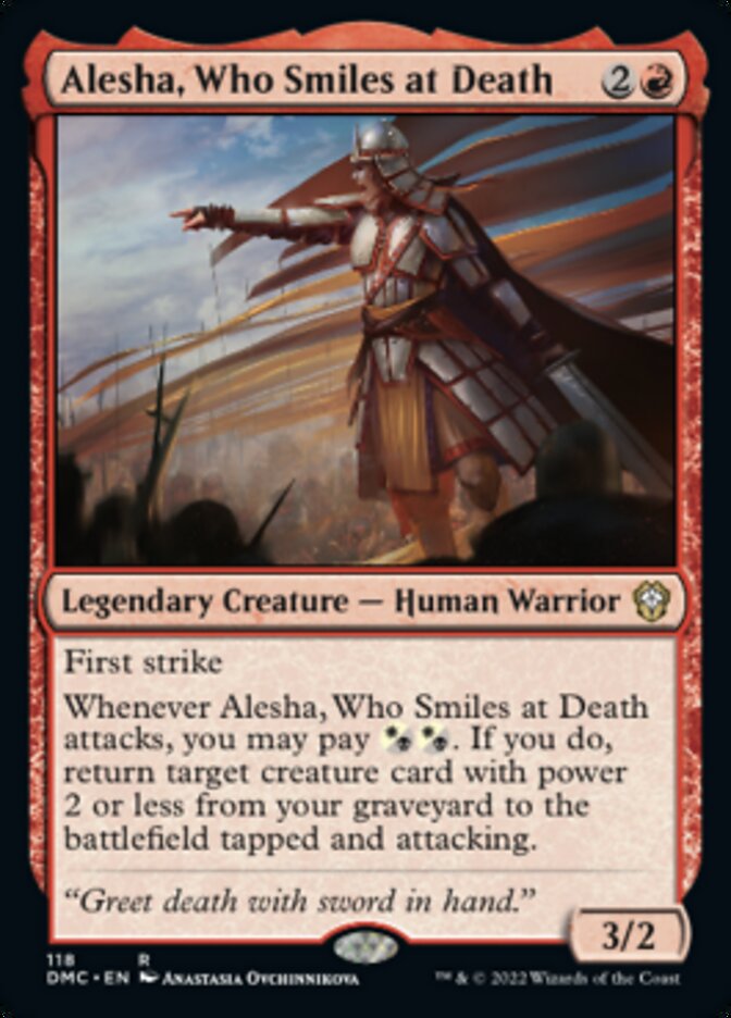 Alesha, Who Smiles at Death [Dominaria United Commander] | Gear Gaming Bentonville