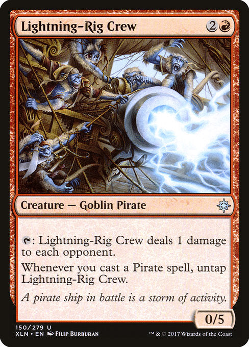 Lightning-Rig Crew [Ixalan] | Gear Gaming Bentonville