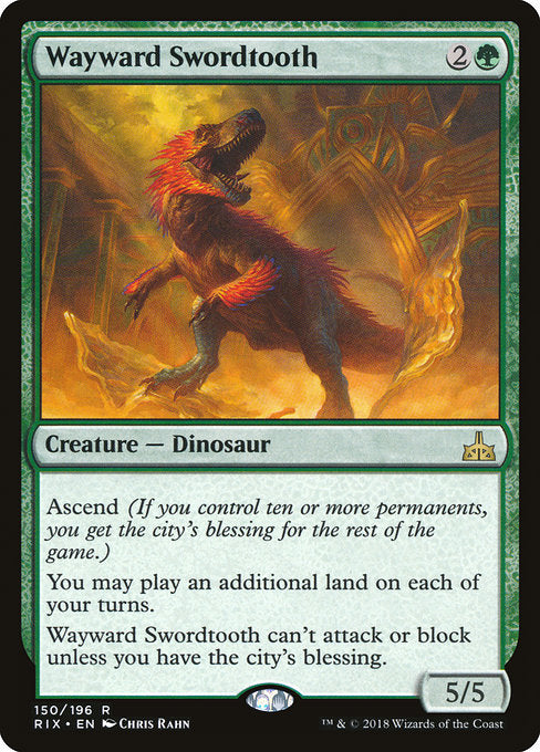 Wayward Swordtooth [Rivals of Ixalan] | Gear Gaming Bentonville