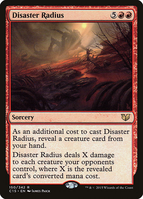 Disaster Radius [Commander 2015] | Gear Gaming Bentonville