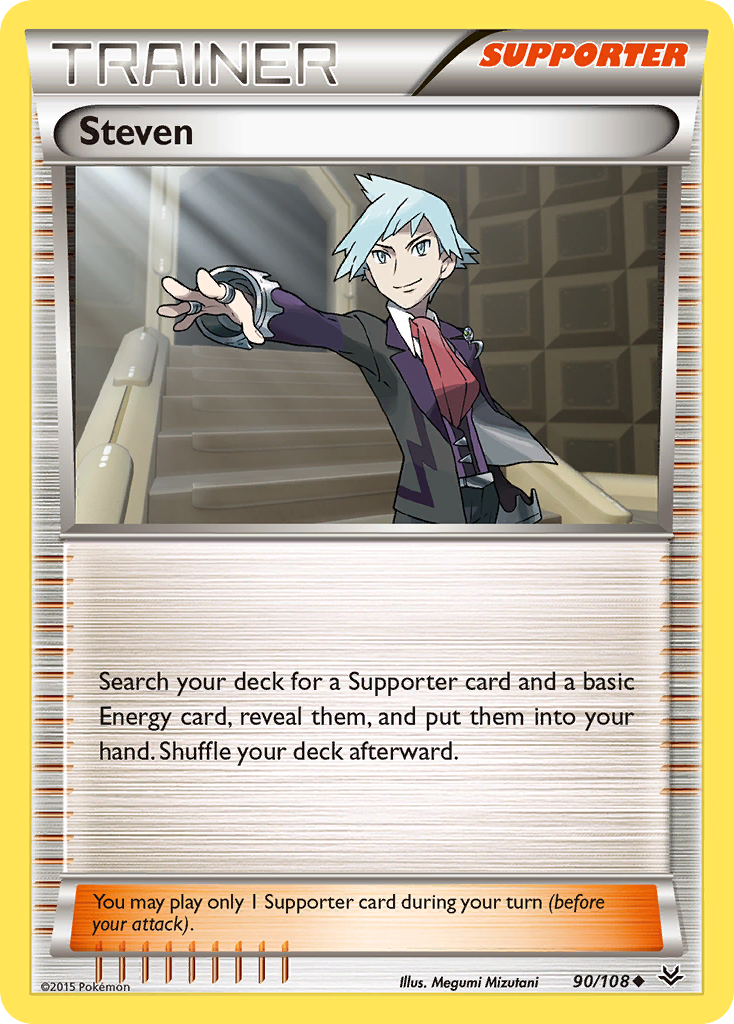 Steven (90/108) [XY: Roaring Skies] | Gear Gaming Bentonville