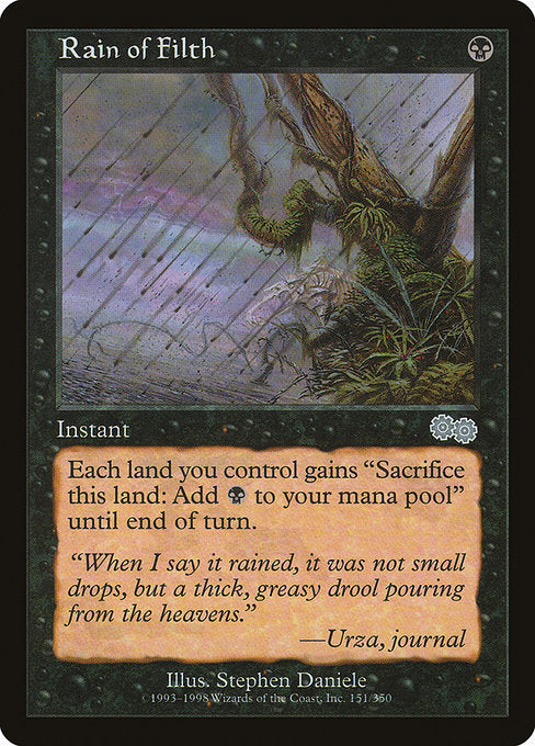 Rain of Filth [Urza's Saga] | Gear Gaming Bentonville