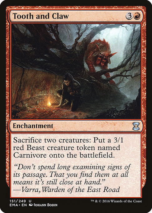 Tooth and Claw [Eternal Masters] | Gear Gaming Bentonville