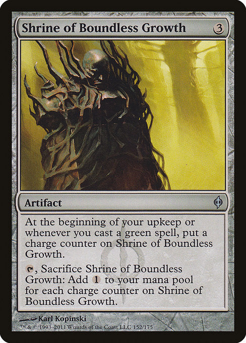 Shrine of Boundless Growth [New Phyrexia] | Gear Gaming Bentonville