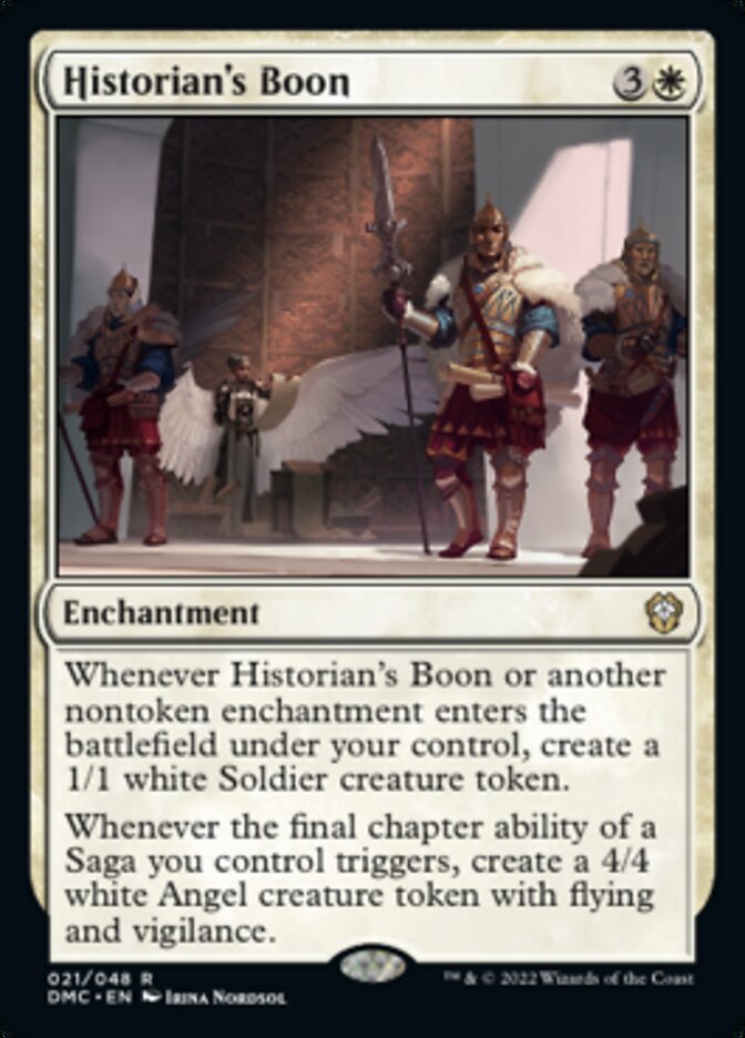 Historian's Boon [Dominaria United Commander] | Gear Gaming Bentonville