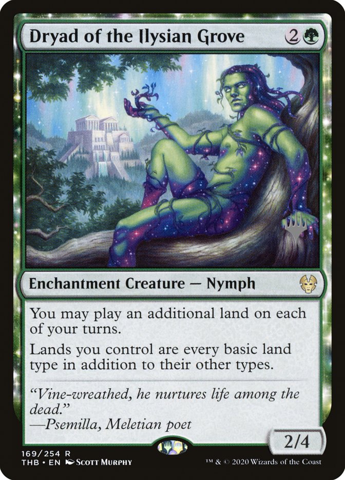 Dryad of the Ilysian Grove (Promo Pack) [Theros Beyond Death Promos] | Gear Gaming Bentonville