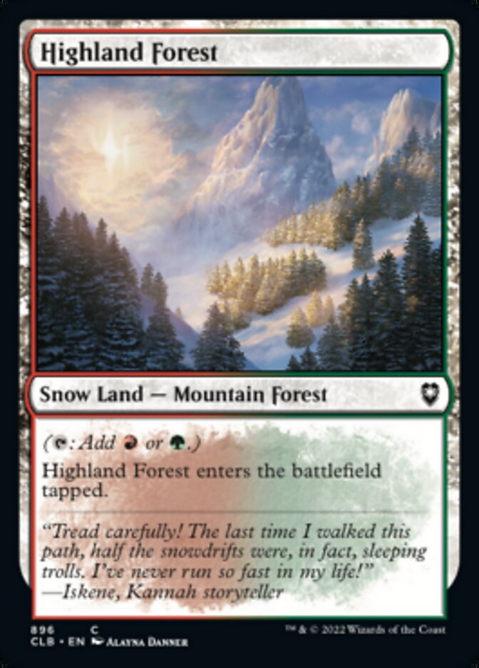 Highland Forest [Commander Legends: Battle for Baldur's Gate] | Gear Gaming Bentonville