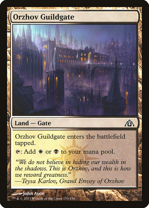 Orzhov Guildgate [Dragon's Maze] | Gear Gaming Bentonville