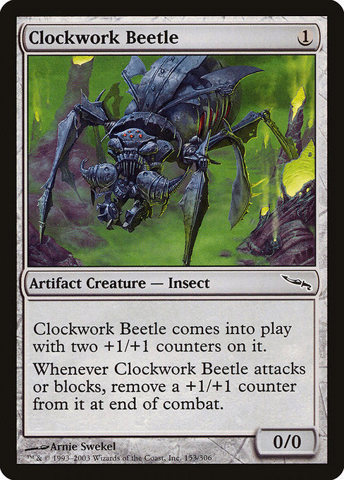 Clockwork Beetle [Mirrodin] | Gear Gaming Bentonville