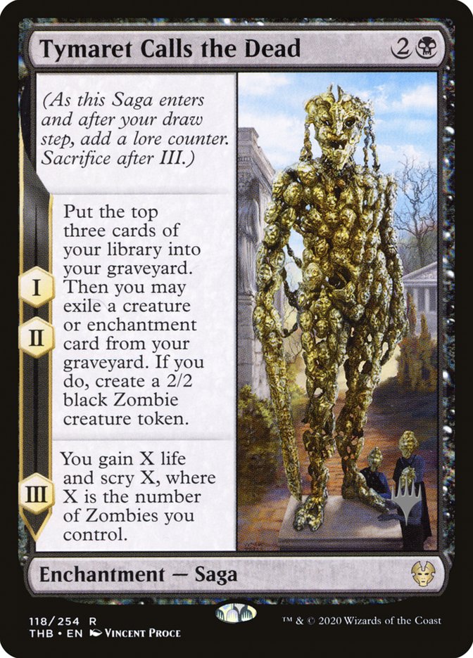 Tymaret Calls the Dead (Promo Pack) [Theros Beyond Death Promos] | Gear Gaming Bentonville