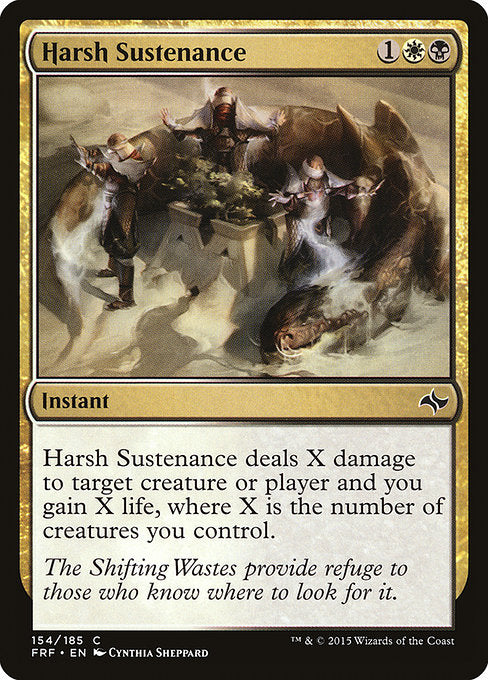 Harsh Sustenance [Fate Reforged] | Gear Gaming Bentonville