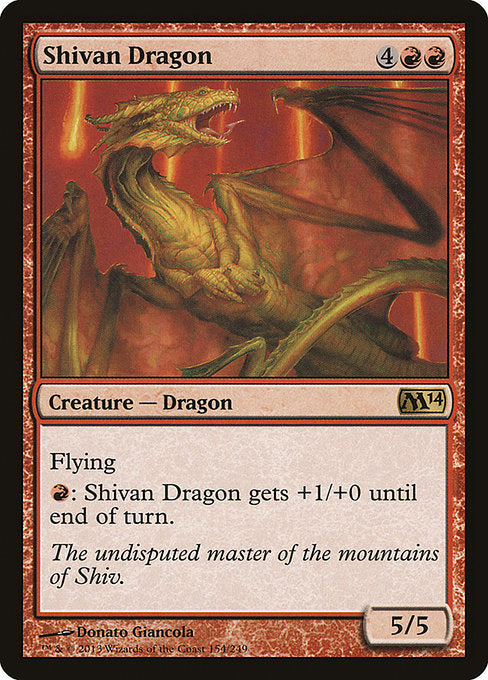 Shivan Dragon [Magic 2014 (M14)] | Gear Gaming Bentonville