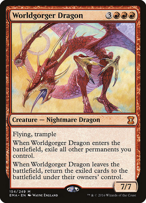 Worldgorger Dragon [Eternal Masters] | Gear Gaming Bentonville