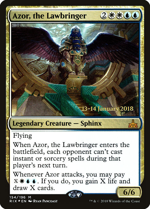 Azor, the Lawbringer [Prerelease Cards] | Gear Gaming Bentonville