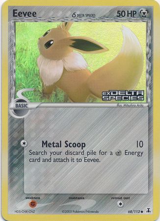 Eevee (68/113) (Delta Species) (Stamped) [EX: Delta Species] | Gear Gaming Bentonville