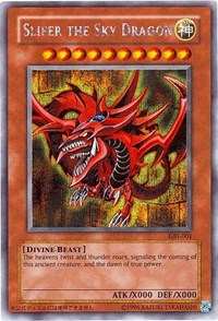 Slifer the Sky Dragon (Secret Rare) [American God Cards] [GBI-001] | Gear Gaming Bentonville