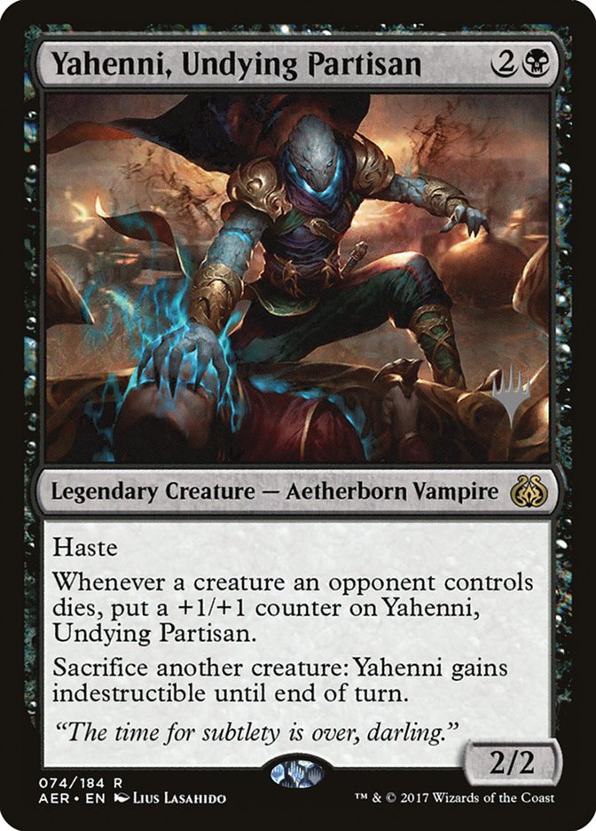 Yahenni, Undying Partisan (Promo Pack) [Aether Revolt Promos] | Gear Gaming Bentonville