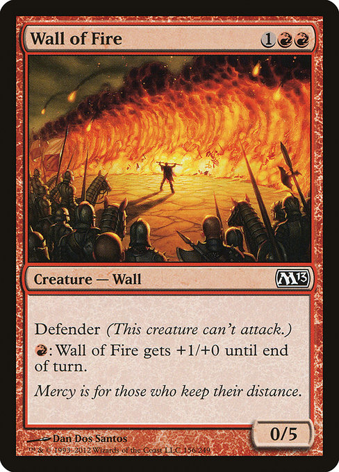 Wall of Fire [Magic 2013 (M13)] | Gear Gaming Bentonville