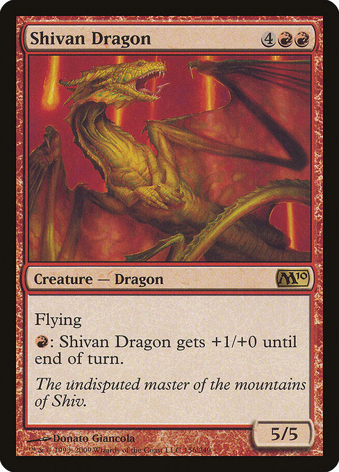 Shivan Dragon [Magic 2010 (M10)] | Gear Gaming Bentonville