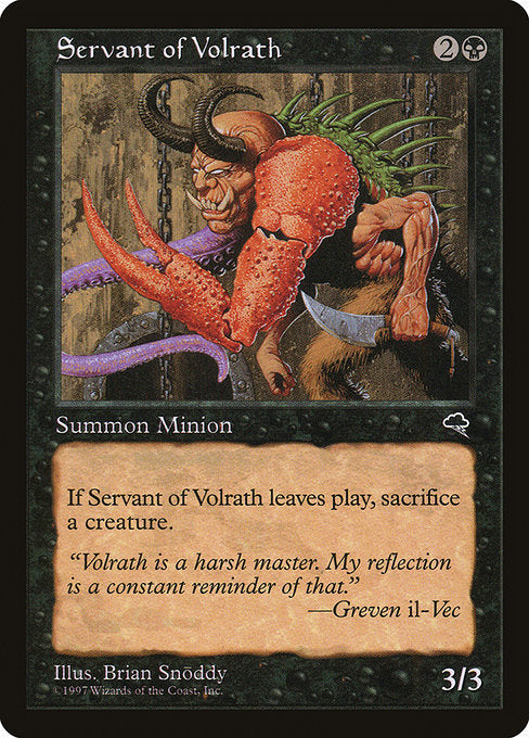 Servant of Volrath [Tempest] | Gear Gaming Bentonville