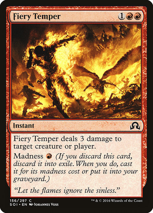 Fiery Temper [Shadows over Innistrad] | Gear Gaming Bentonville