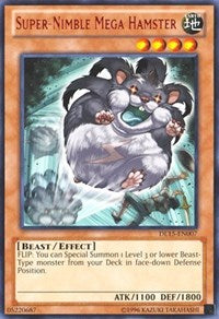 Super-Nimble Mega Hamster (Red) [Duelist League Promo] [DL15-EN007] | Gear Gaming Bentonville