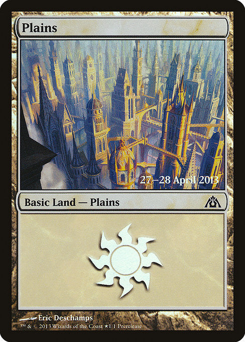 Plains (Dragon's Maze) [Prerelease Cards] | Gear Gaming Bentonville