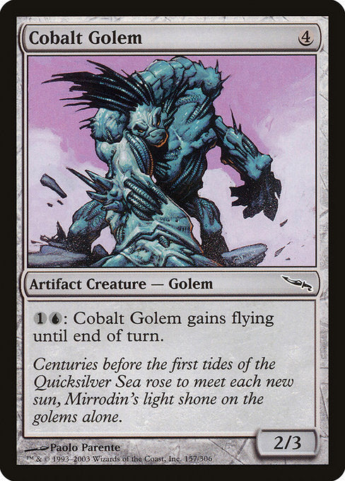 Cobalt Golem [Mirrodin] | Gear Gaming Bentonville