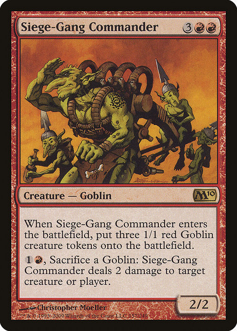 Siege-Gang Commander [Magic 2010 (M10)] | Gear Gaming Bentonville