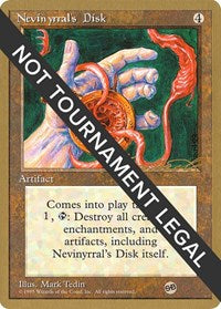 Nevinyrral's Disk - 1996 Leon Lindback (4ED) (SB) [World Championship Decks] | Gear Gaming Bentonville