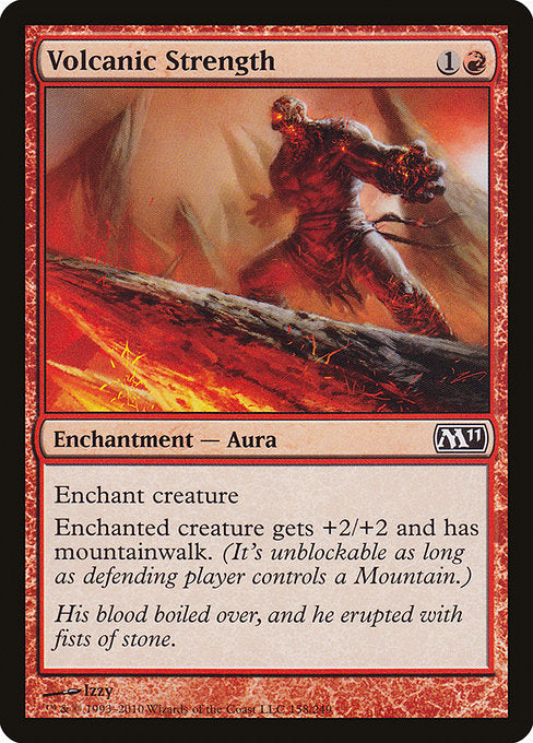 Volcanic Strength [Magic 2011 (M11)] | Gear Gaming Bentonville