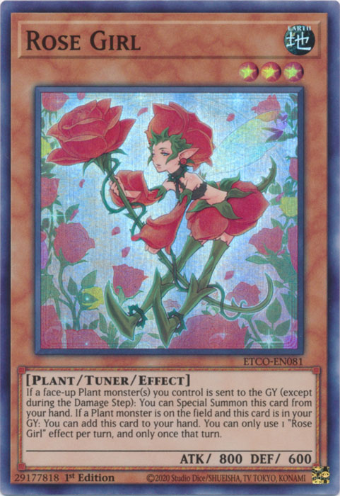 Rose Girl [ETCO-EN081] Super Rare | Gear Gaming Bentonville