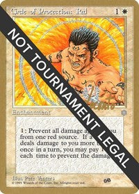 Circle of Protection: Red - 1996 Michael Loconto (ICE) (SB) [World Championship Decks] | Gear Gaming Bentonville