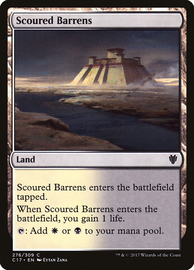 Scoured Barrens [Commander 2017] | Gear Gaming Bentonville